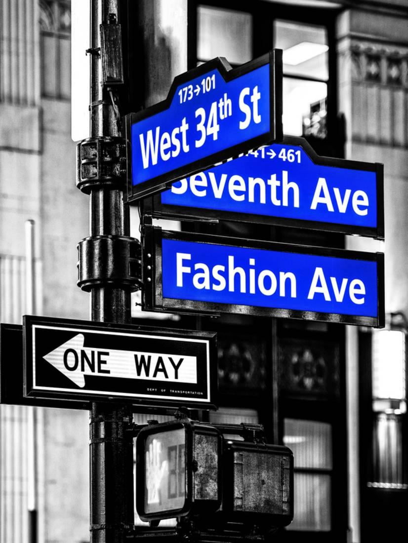 Fashion avenue street sign 21 Fashion avenue street sign 79